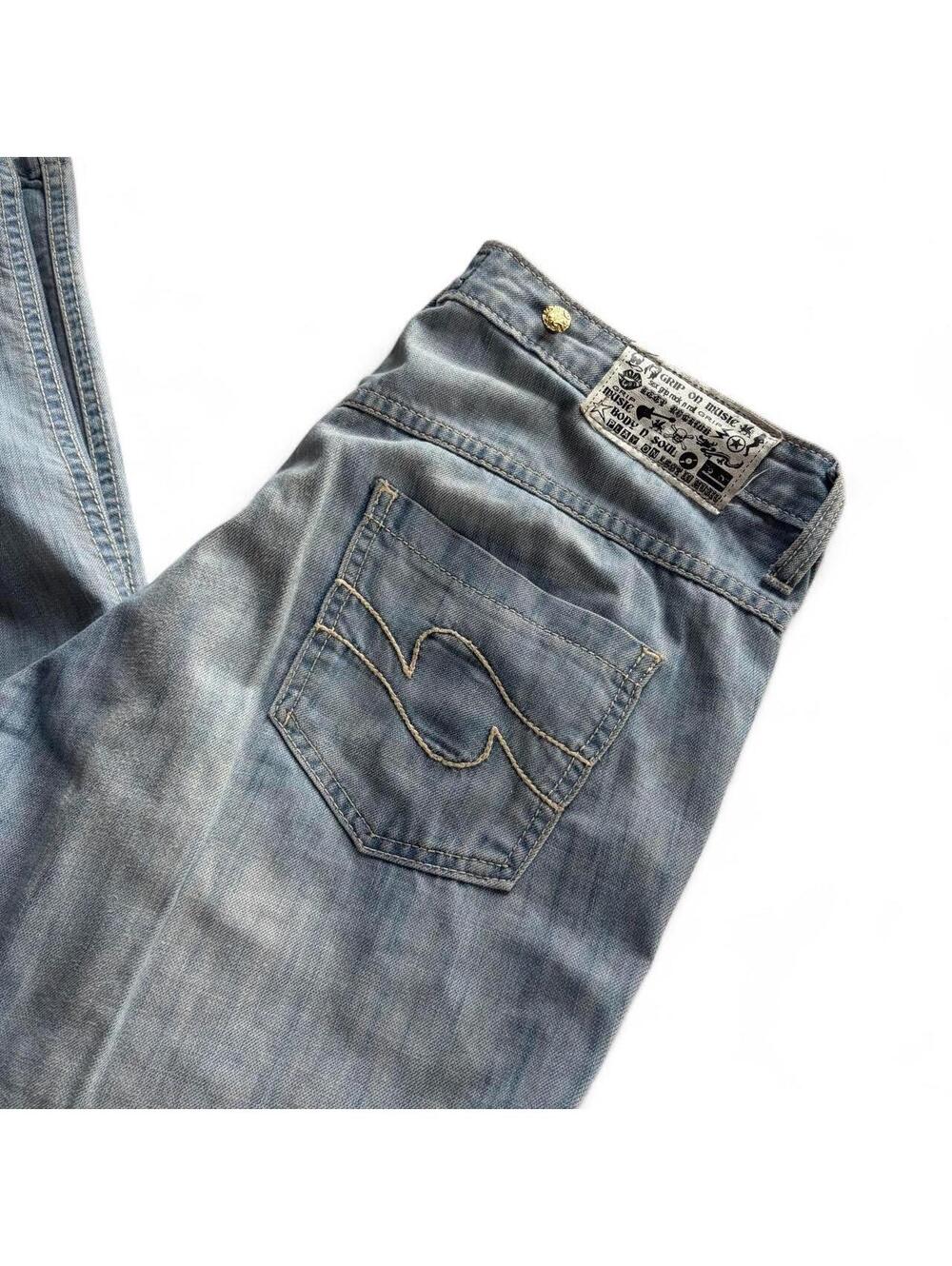GRIP Y2K Light Wash Jeans Size M
